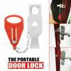 Portable Safety Door Buckle Lock Cloth Bag Hotel Travel Door Lock Whole Home Safety Lock Anti-theft Lock Door Stopper