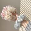 Girl Sweet Lovely Floral Print Scrunchies Elastics Hair Band Hair Ties Women Girls Ponytail Holder Hair Rubber Hair Accessories