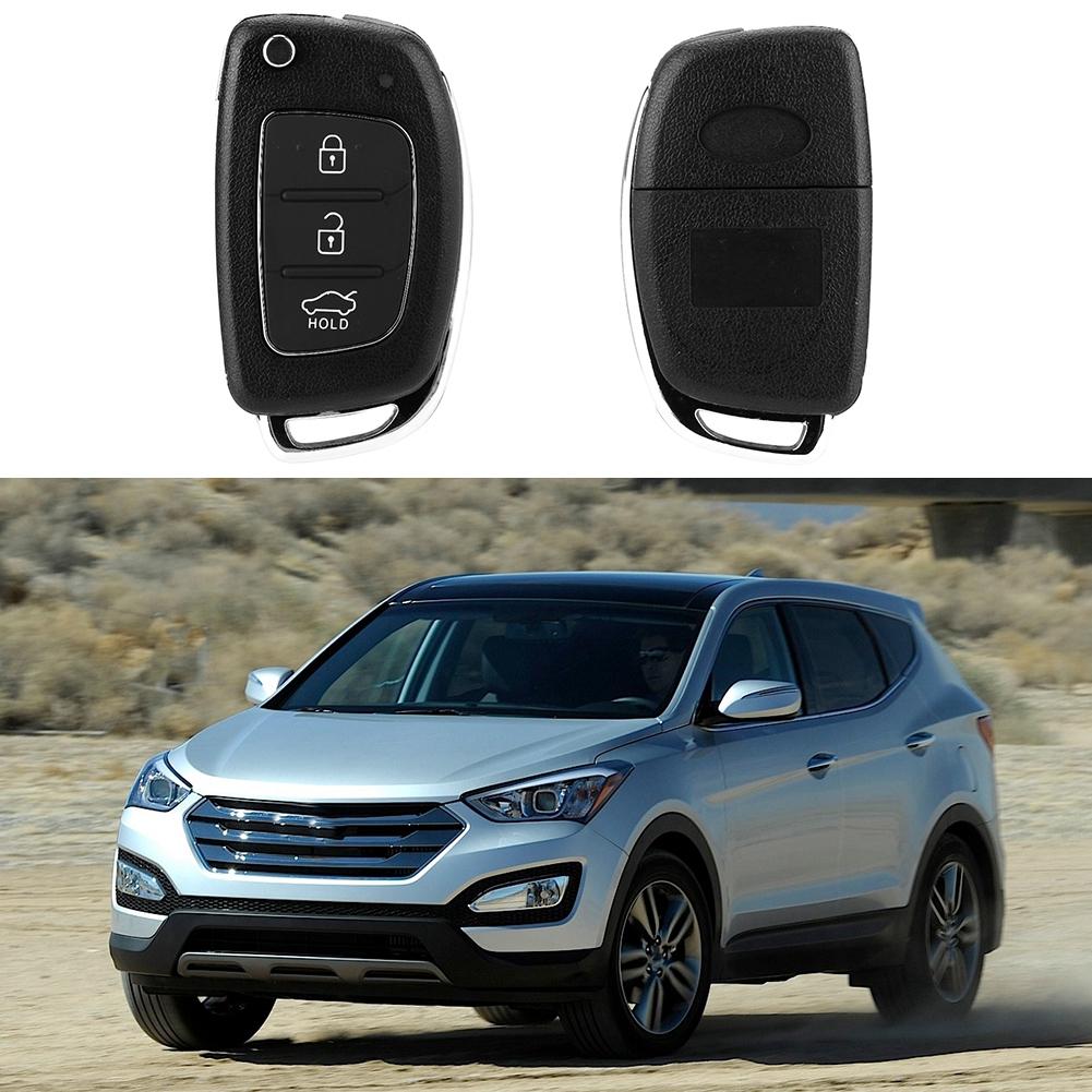 Чехол для ключа-брелока с 3 кнопками, чехол для Hyundai Santa Fe (ix45) 2013 2014