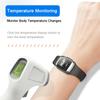 Temperature Measurement Bracelets Ultrasonic Mosquito Repellent Bands Non-Toxic Deet Free Bug