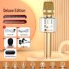 Wireless Bluetooth K-Song Microphone & Speaker with Built-in Sound Card for TV and Mobile