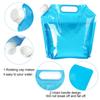 5/10L Water Bag Camping Supplies Portable Folding Water Bucket Large Water Bottle Container Outdoor Travel Collapsible Pouch Outdoor Water Storage Bag
