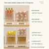 Side Door Refrigerator Egg Storage Organizer