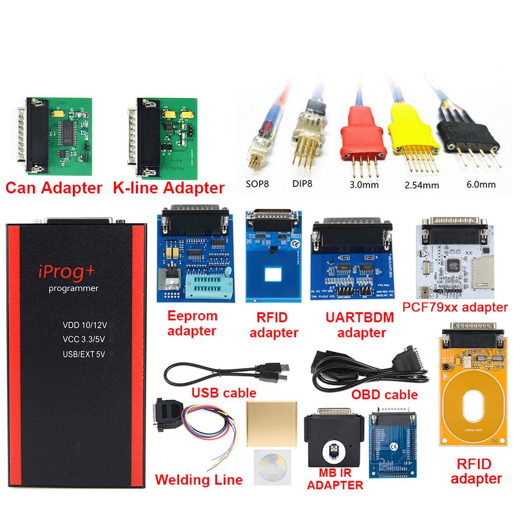 2025 IPROG Pro V87 Полный комплект ECU Key Programmer Iprog+ Eeprom IMMO Car Radio Сброс приборной панели Километр