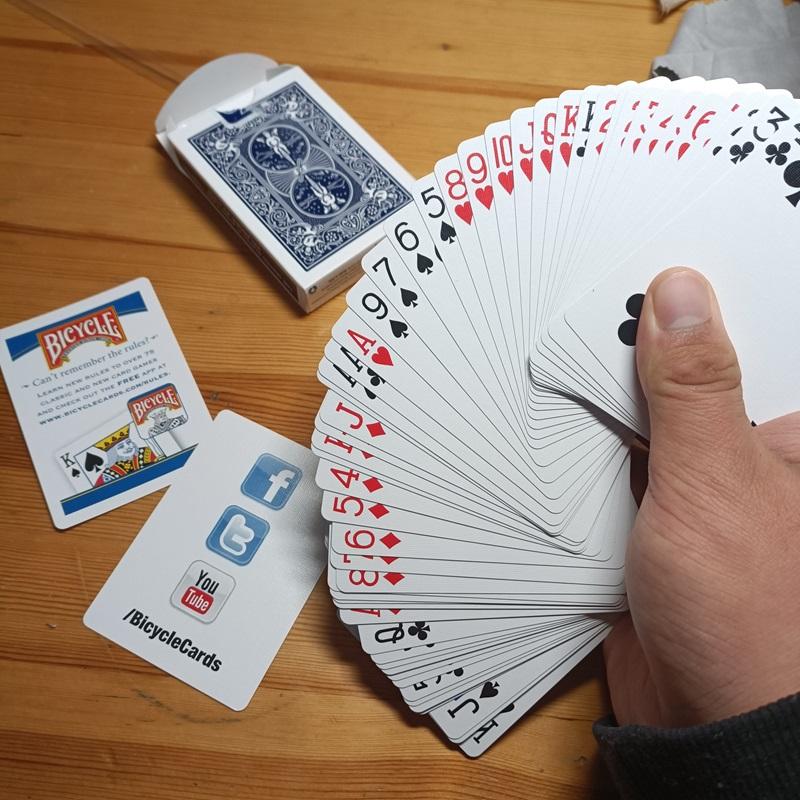 Игральные карты Bicycle Rider Back Deck 808 Запечатанные Покер USPCC Магия Карточные игры Крупный план Сценическая магия Магические трюки Реквизит для фокусника
