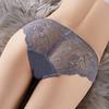 Women Ultra Thin Breathable Mid Waist Lace Underpants for Women Transparent Mesh Briefs Sexy Underpants for Women