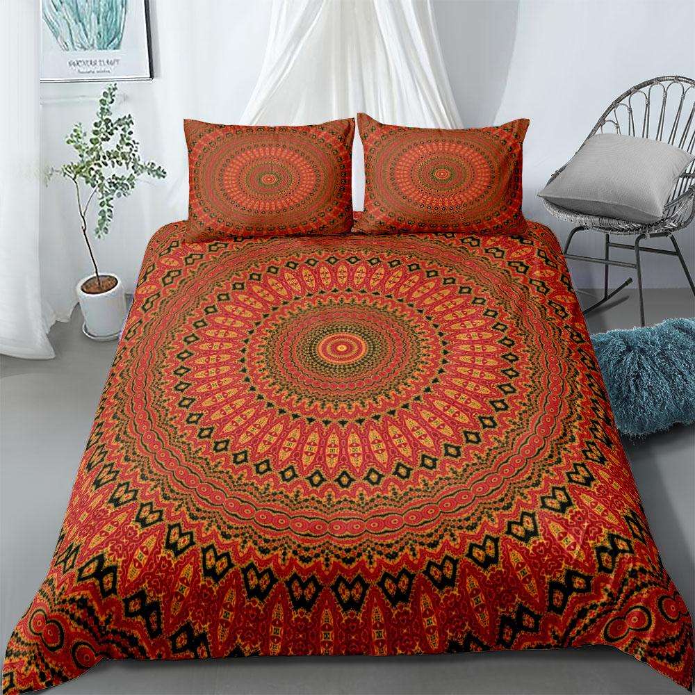 Комплект постельного белья для мальчиков в стиле барокко Mandala Vintage Mansion Duvet Cover Set King Queen Double Full Twin Single Size Boys