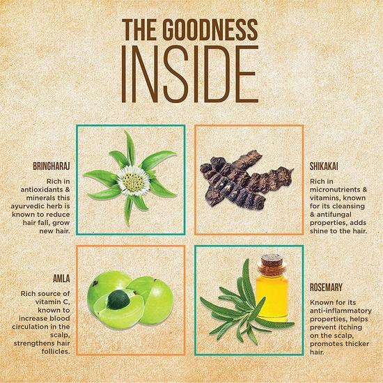 Indulekha Bringha Шампунь, Патентованное аюрведическое средство против выпадения волос, 100 мл