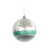 Boule De Sapin De Noël - 1001kdo - Argent - 8 Cm - Plastique-résine - Décoration Festive