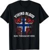 Норвежская гордость Viking Blood Скандинавия Подарок Норвегия Футболка S-5XL Q4736