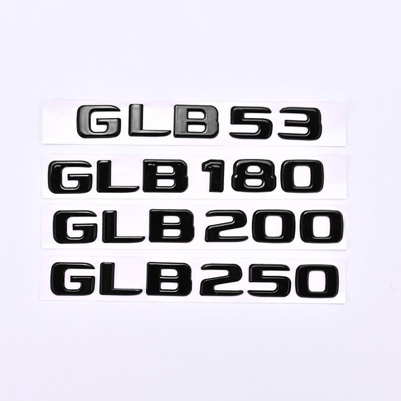Совместимые значки заднего номера для Mercedes-Benz серии GLB: GLB53, GLB180, GLB200, GLB250