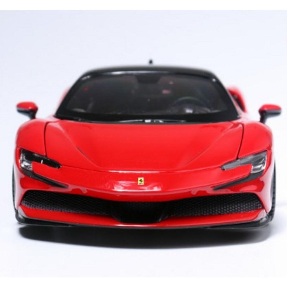 Ббураго 1:Модель автомобиля Ferrari SF90 Stradale, масштаб 1:24, красная