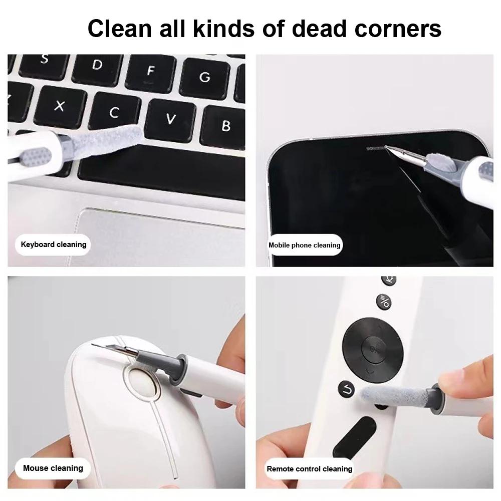 Cleaner Kit Earphones Cleaning Pen for Airpods Pro 2 3 4 Brush Headsets Cleaners Earbuds Cleaning Tools for Galaxy Buds 3 Xiaomi