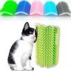Corner Cat Brush Pet Comb Play Toy Plastic Scratch Bristles Arch Massager Self Grooming Scratcher Cats Toys