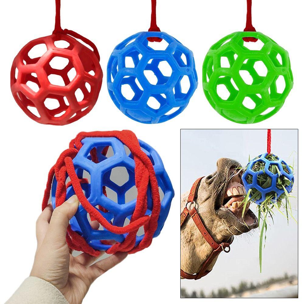 Horse Multipurpose Feeding Dispenser Stretchable Hay Feeder Feeding Toy Toy Ball Horse Treat Ball