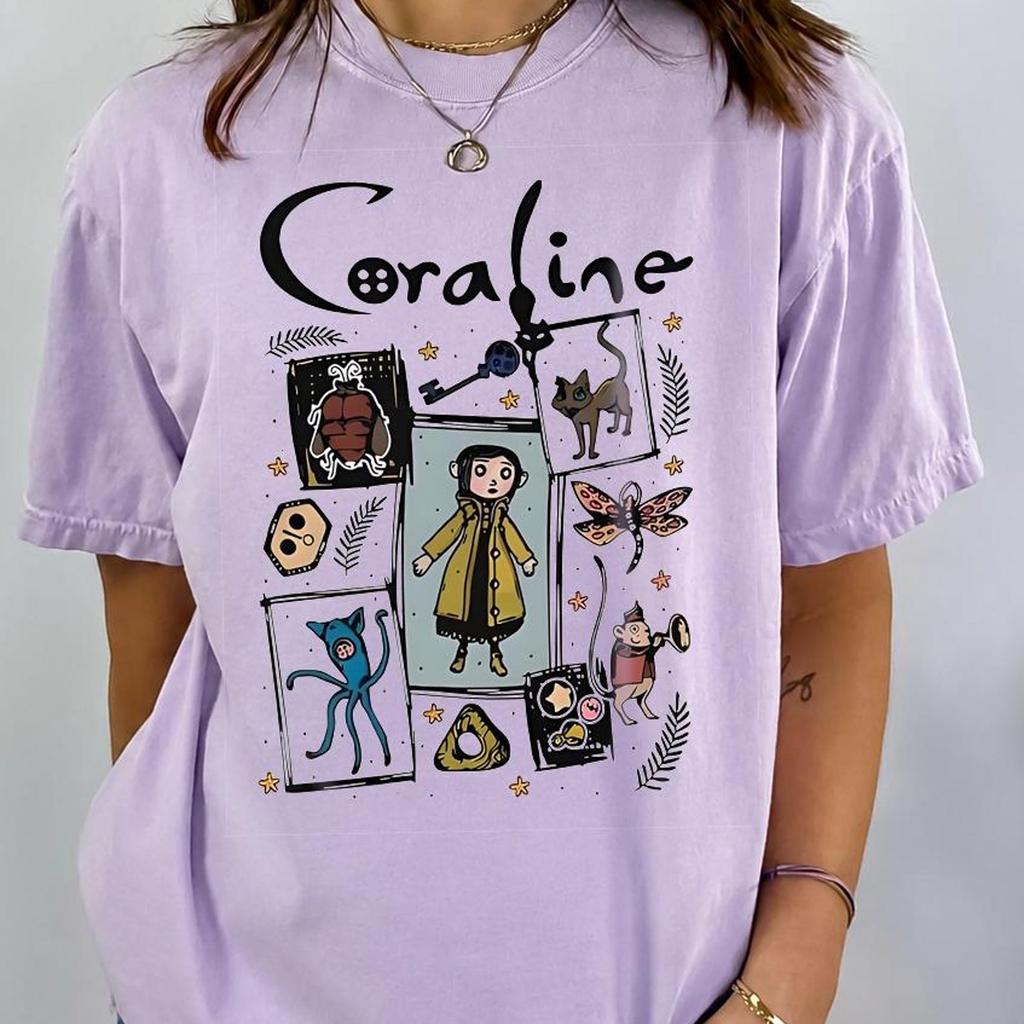 Cartoon Inspired Shirt, Whimsical Gothic Graphic Tee, Spooky Cute T-Shirt, Dark Fantasy Shirt, Alternative Graphic Tee