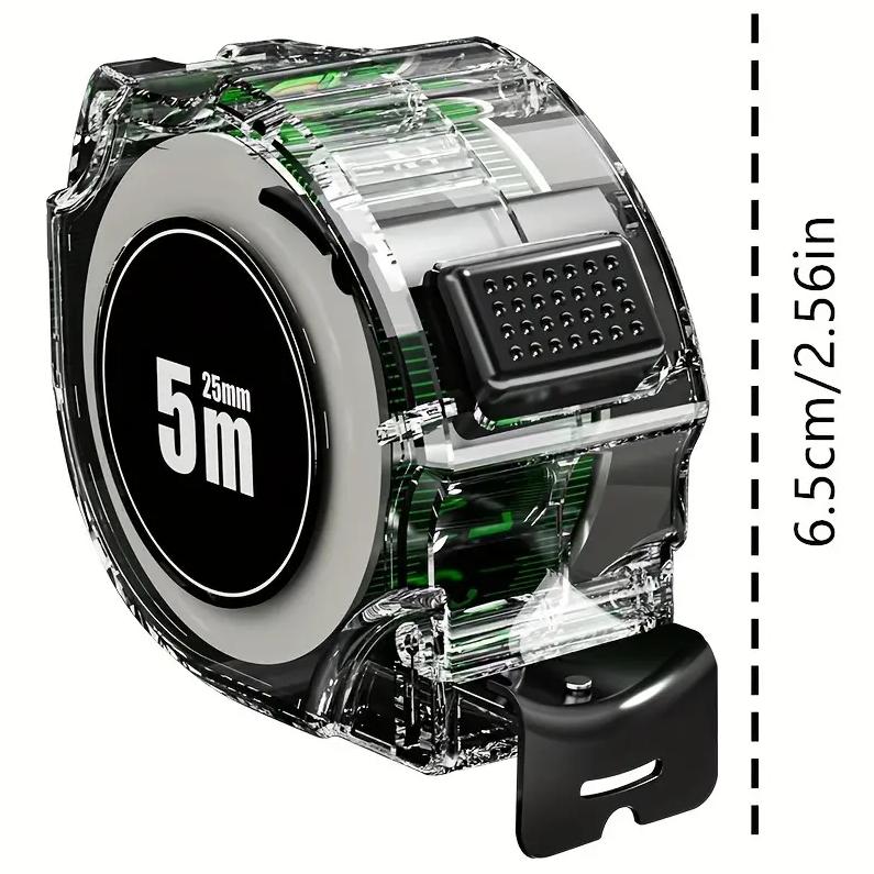 Самоблокирующаяся рулетка из флуоресцентной стали, высокоточная лазерная струйная кодовая линейка, измерительный инструмент, расширенная линейка