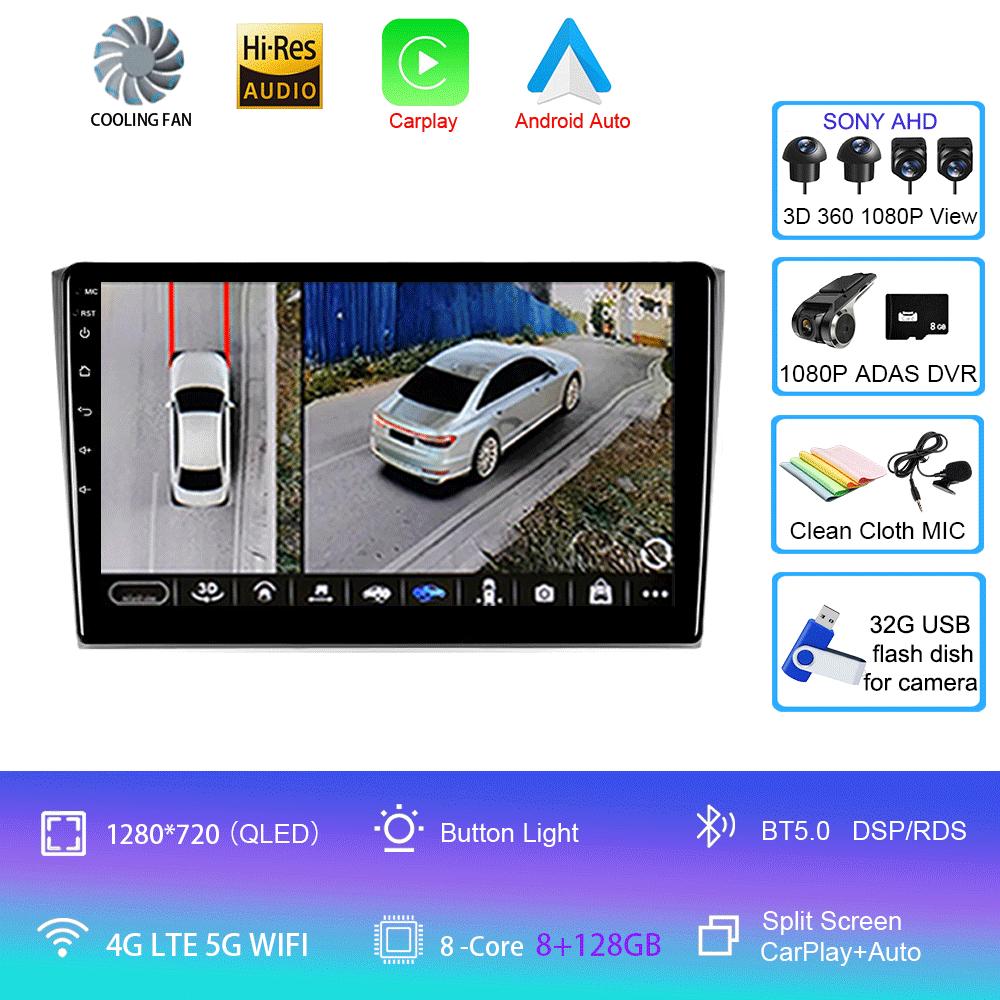 For Mazda CX9 CX-9 TB 2006 2007 2008 2009 2010 2016 Car Radio Android 14 Carplay Auto Multimedia Player Video Stereo WIFI+4G DSP