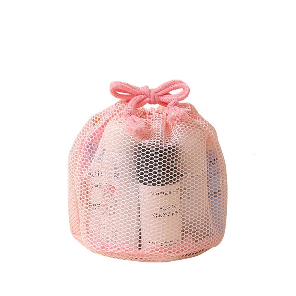 Portable Mesh Makeup Bag Gauze Toiletry Bag Portable Travel Storage Bag  Business