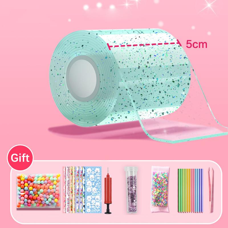 Изготовление игрушек своими руками из пузырчатой ленты, не оставляющей следов, двухсторонней клейкой ленты, многоразовой цветной высоколипкой наноленты