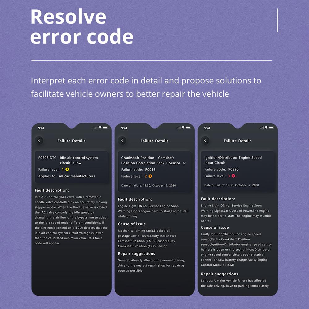 Для Android/IOS ELM327 V2.1 считыватель кодов неисправностей двигателя автомобиля OBD2 сканер Bluetooth 4.2 диагностический сканер автомобиля EOBD считыватель кодов неисправностей