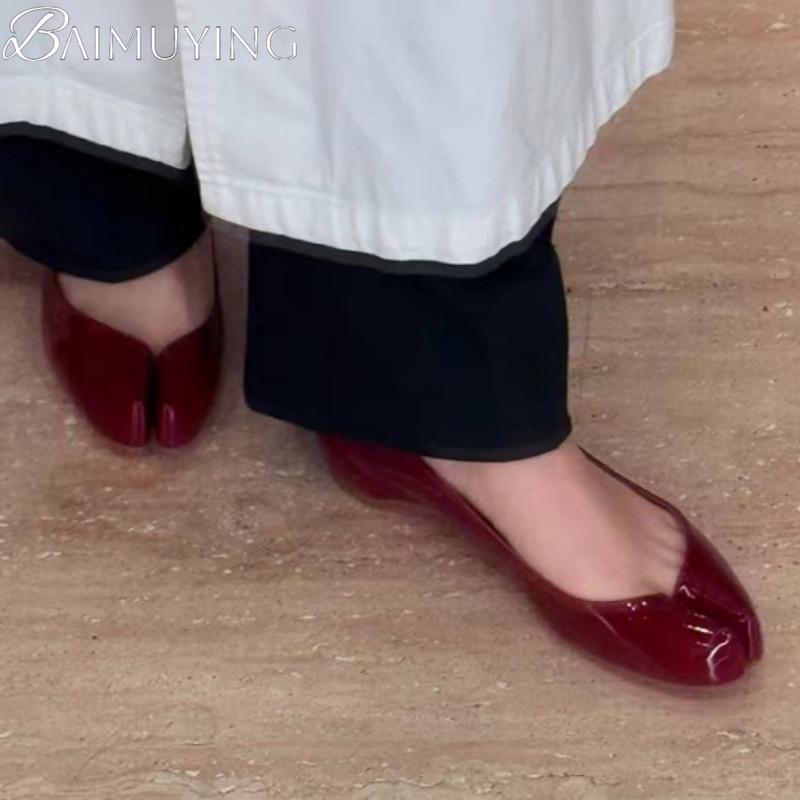 Fashion Flats Split Toe Women Sandals Loafers Shoes Woman Summer 2025 Trend Casual Shoes Shallow Designer Dress Comfort Zapatillas Mujer