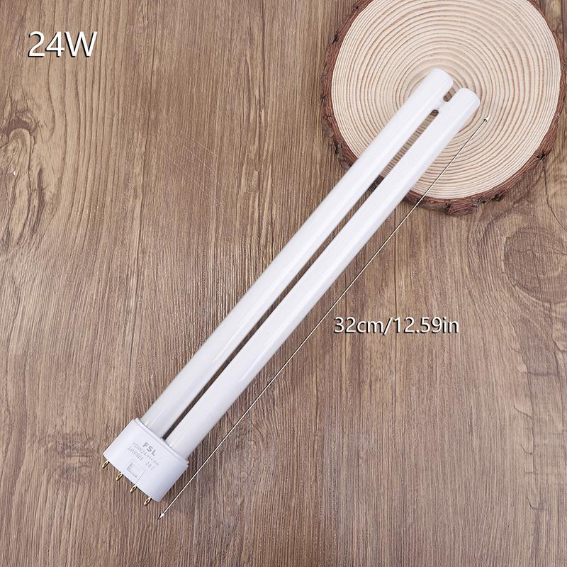 Люминесцентная лампа 18 Вт 24 Вт 36 Вт Энергосберегающая лампа CFL 4 штырька Двухтрубная Энергосберегающая лампочка H-образные лампы Белая