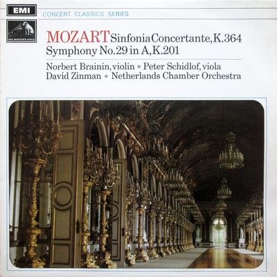 Грампластинка МОЦАРТ, НОРБЕРТ БРАЙНИН, ПЕТЕР ШИ - Sinfonia Concertante, K.364 - Symph SXLP20112 His Master's Vo 1970 Великобритания Классическая Б/У