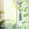 Garden Hummingbird Wind Chime with Hook Easy To Hang Rustproof Corrosion Resistant Courtyard Hanging Pendant Wind Chime