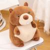 Simulation Stuffed Cartoon Groundhog Doll PP Cotton Chubby Marmot Stuffed Toy  Decoration Gifts