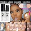 1 Piece Color Changing Foundation Makeup Base Nude Face Liquid Cover Concealer Waterproof Foundation