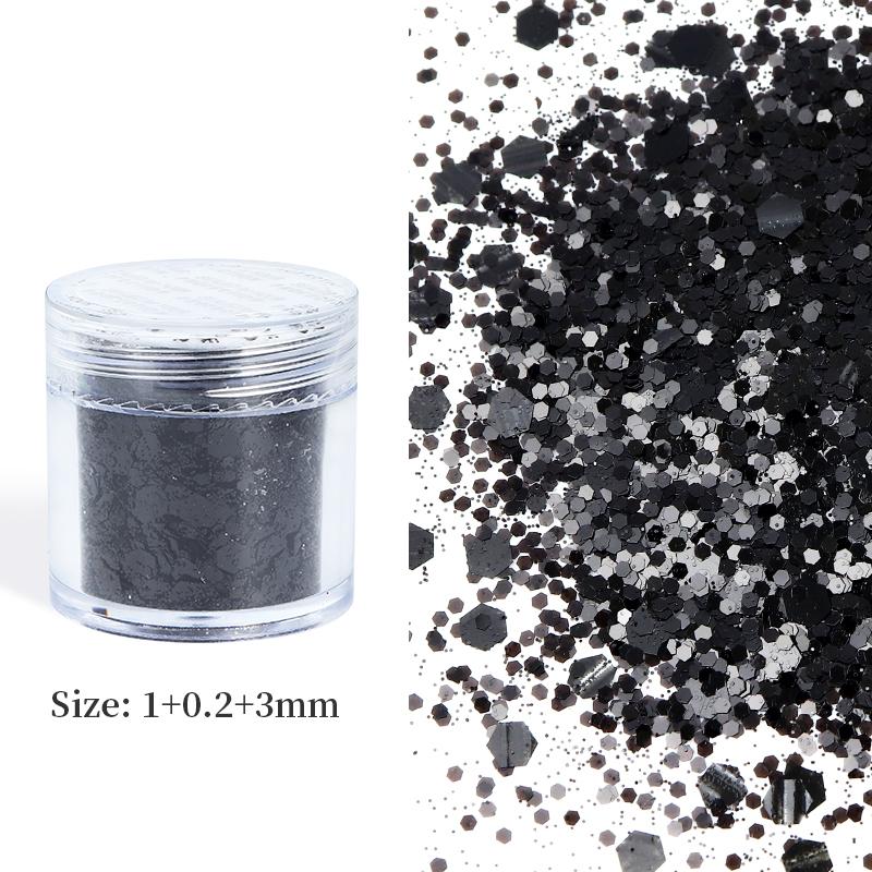 10ml Mixed Hexagons Glitter Flakes For Epoxy Resin Pigments Loose Sequins DIY Silicone Mold Filling Material Resin Craft Fillers