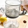 Ручная полуавтоматическая сито-чашка для муки с ручным прессом, кухонный гаджет, ручной фильтр для муки, профессиональные сита для муки