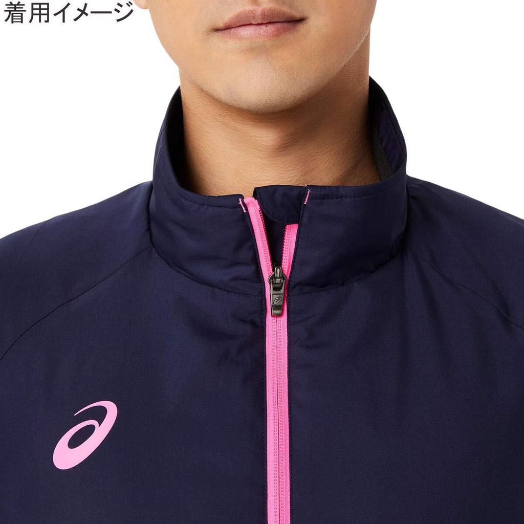 Training Wear Tricot Breaker Jacket 2031E745 Midnight X Hot Pink 3XL [ASICS] Men's