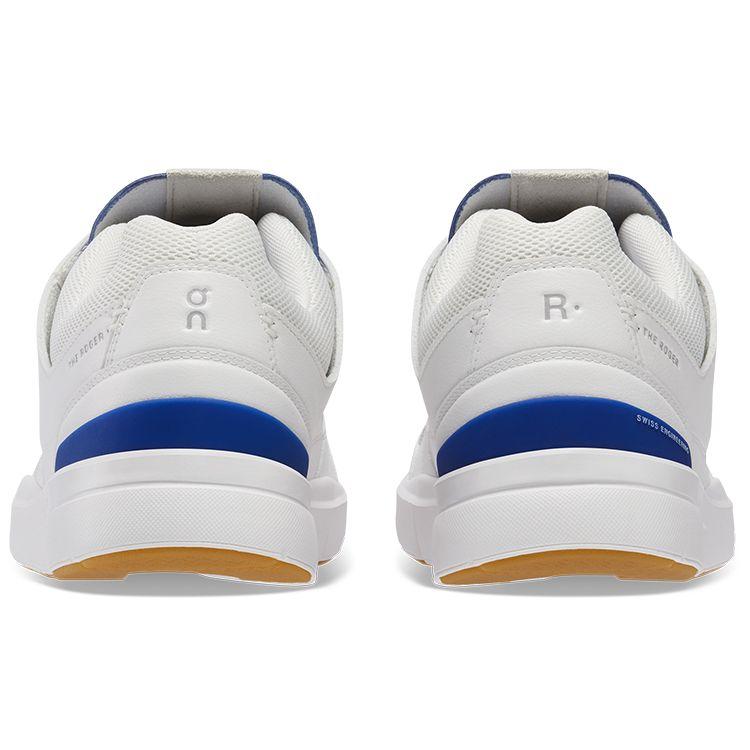 On Federer X  The Roger Fabric Leather Comfortable Casual Slip Resistant Durable Lightweight Low Top Sneakers Men Sneakers White Indigo 48.98509