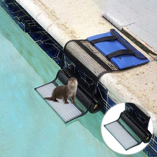 Animal Pool Escape Ramp Waterproof Wear-resistant Scratch-resistant Great Friction Anti-slip Rescue Small Animal Mesh Frog Saver Saving Frogs