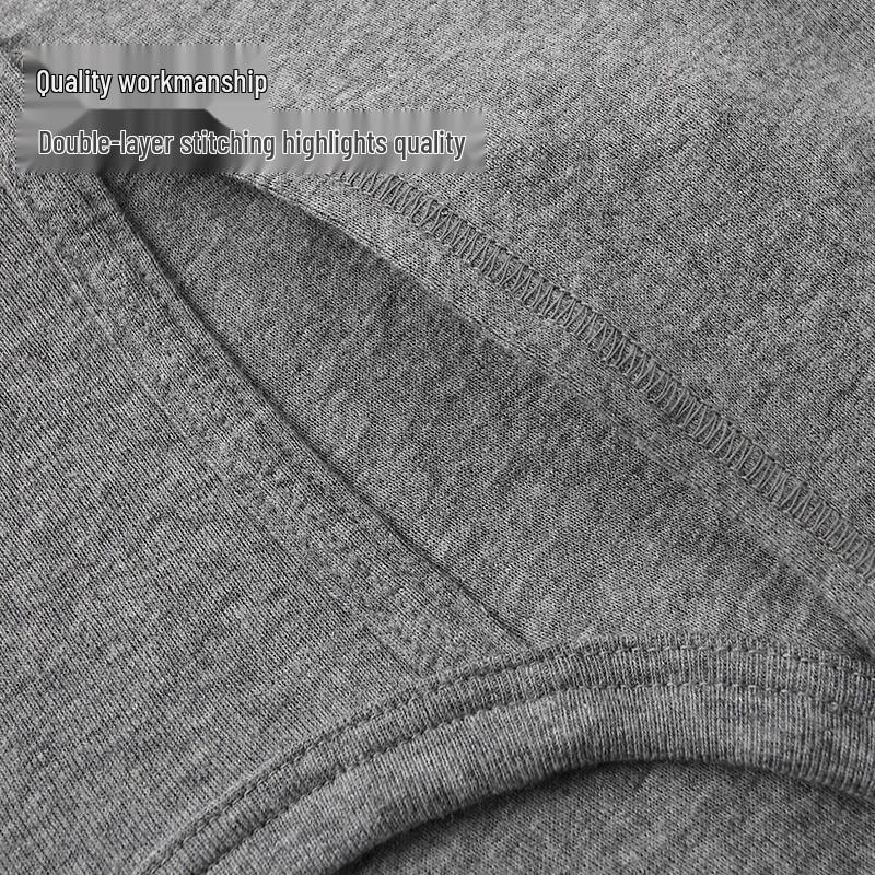 Мужские трусы-слипы Yiershuang 7A антибактериальные 100% хлопок в рубчик средней посадки (3-Pack)