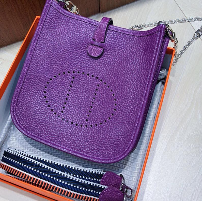 Сумка Evelyn из коровьей кожи первого слоя, женская сумка из натуральной кожи, сумка-ведро с узором личи, мини-повседневная на плечо/кроссбоди