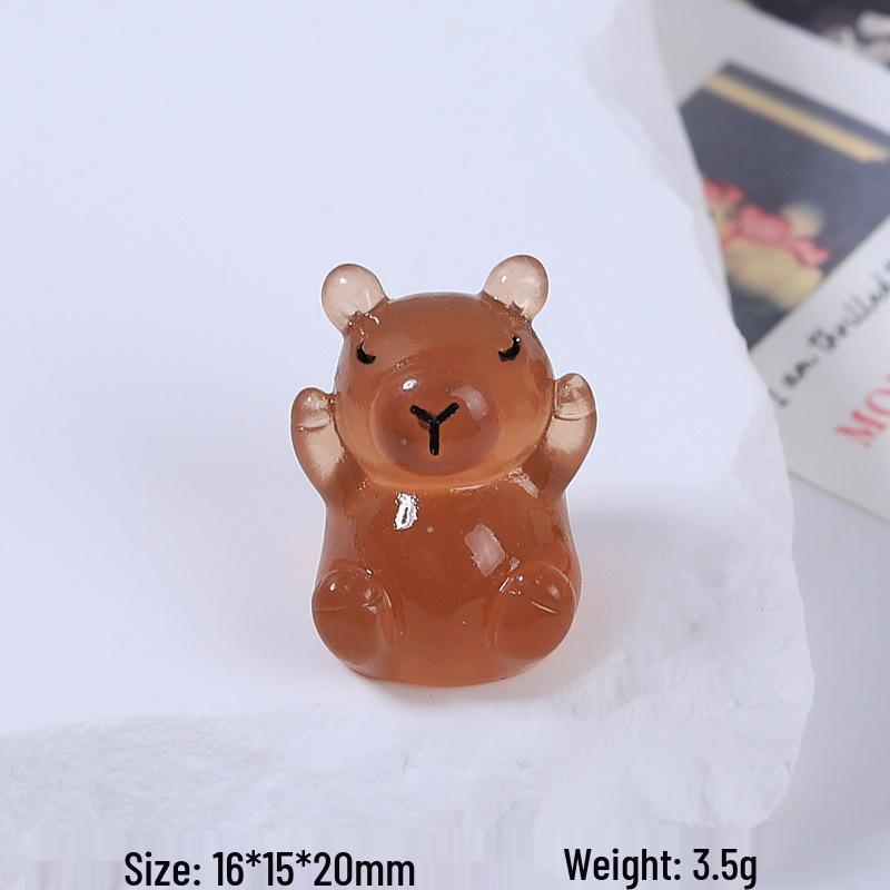 Luminous 3D Cartoon Resin Accessories for DIY Jewelry & Ornaments