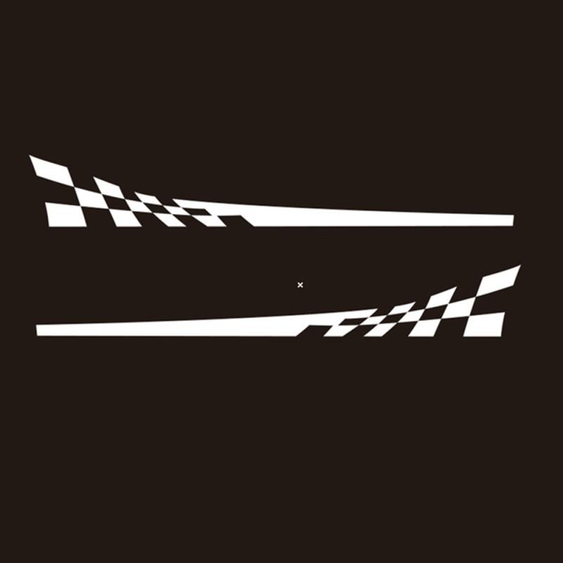 Автомобильные наклейки, автомобильные наклейки «сделай сам», двусторонние наклейки, гоночные полосы, автомобильная пленка, виниловая пленка, автомобильные аксессуары