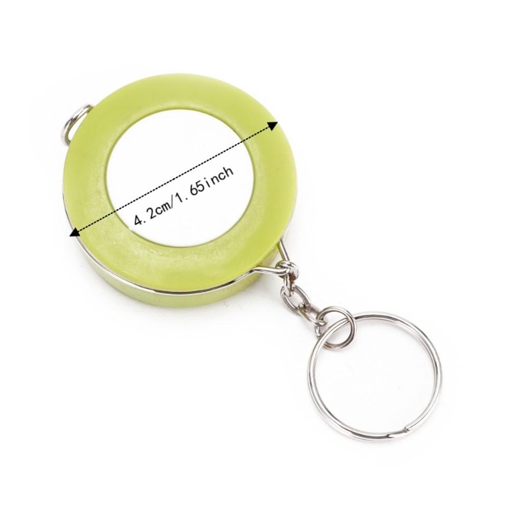 2Pcs 60-Inch 1.5 Meter Soft Tape Measure Mini Keychain Tape Measure For Body Measurements