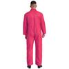 Mens Wear Resistant Turn Down Collar Long Sleeve Button Up Work Coveralls Jumpsuit Uniforms