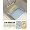 Heavy Duty Stainless Steel Cat Litter Scoop  Large Size Deep Shovel with Long Handle, Fast Sifting Metal Scoop for Litter Box, Durable Poop Lifter for
