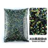 Wholesale Bulk Resin Rhinestone Jelly Color AB transparent AB 2mm,3mm,4mm,5mm,6mm Facets FlatBack Nail Art Garment Decoration