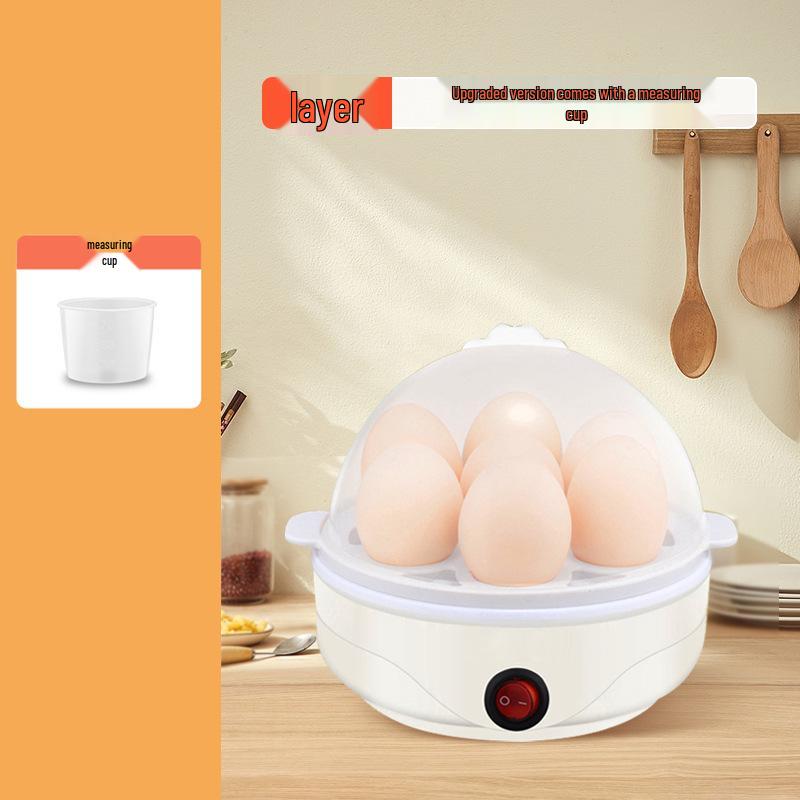 Автоматическая пароварка для яиц на 1 человека - Многофункциональная машина для завтрака для приготовления яиц на пару и заварного крема с автоматическим отключением питания