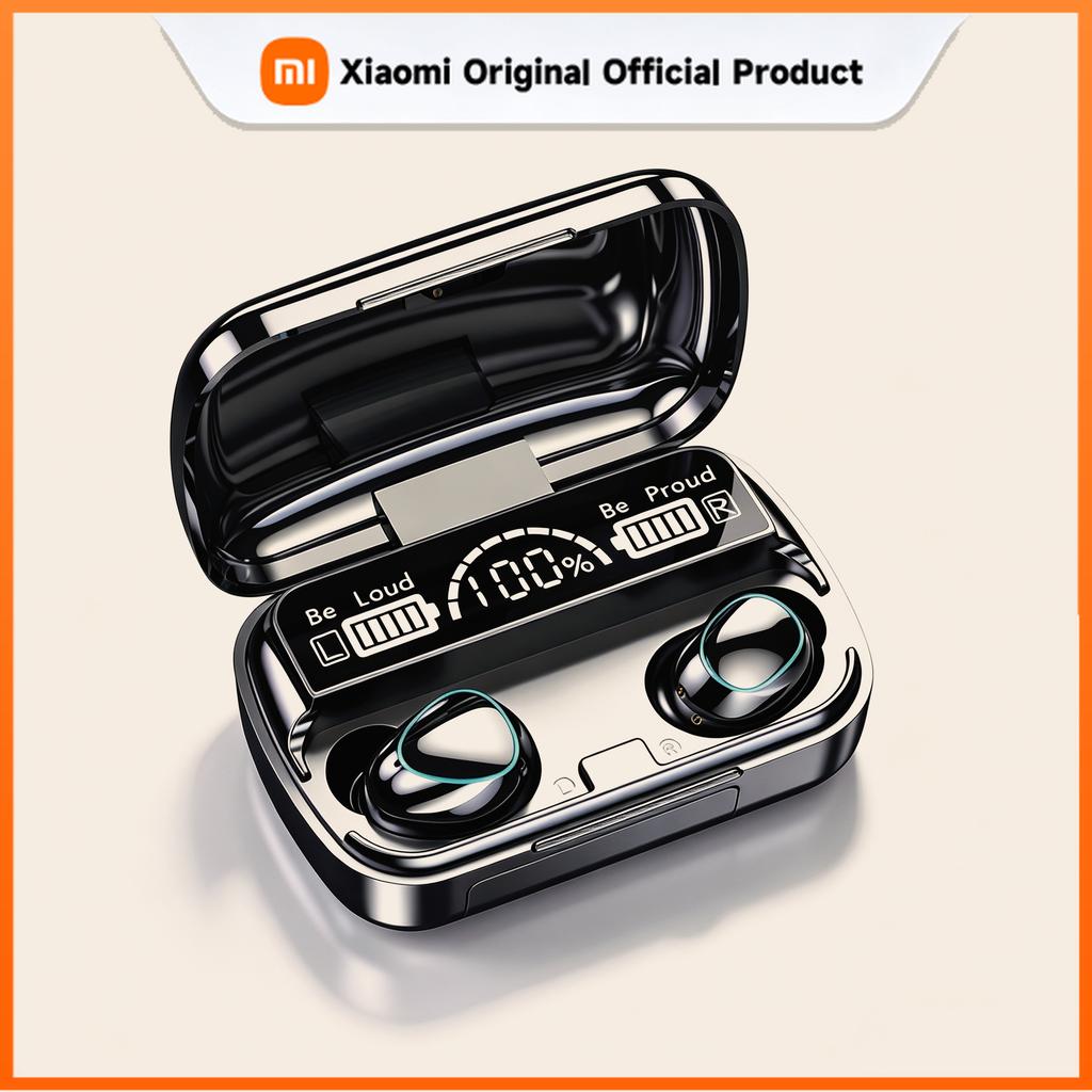 Xiaomi M10 TWS Wireless Bluetooth Earphones, 9D Stereo In-Ear Sports Headset with LED Digital Battery Display Charging Case