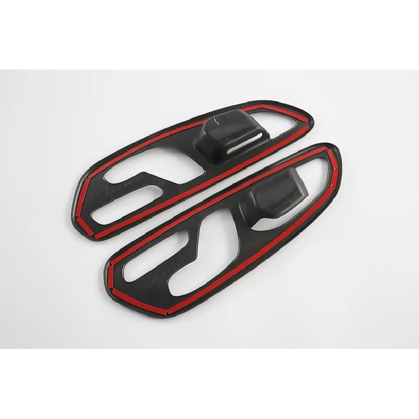 For Mercedes-Benz Vito V-Class 2024 2025 Carbon fiber style Inner Door Handle Cover Catch Bowl Trim ert Bezel Frame Garnish