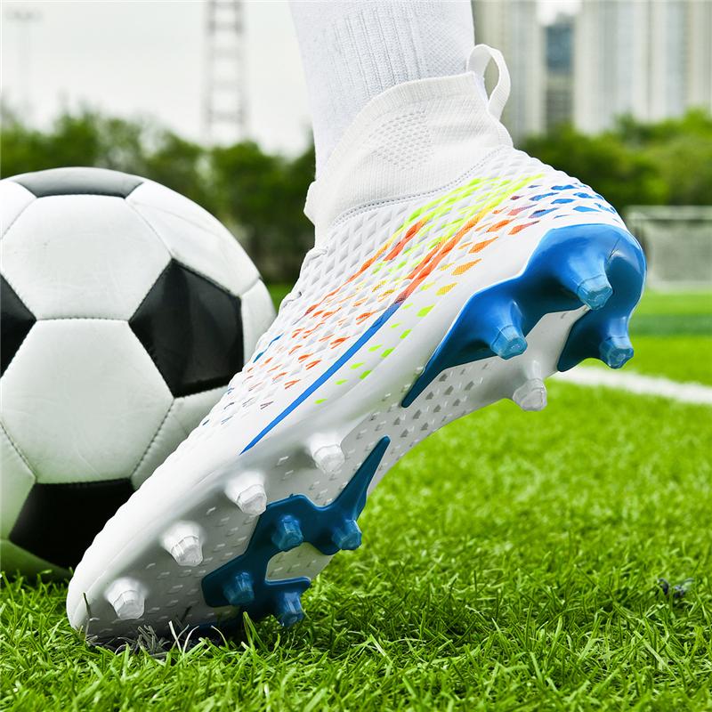 2024 Мужские футбольные бутсы большого размера Сверхлегкие футбольные бутсы для мальчиков Кроссовки Нескользящие футбольные бутсы AG/TF Ботильоны унисекс