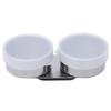 Lidded Double Chamber Oil Kettle Double Hole Painting Medium Cup Brush Washer  Artist Supply