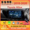 Car Radio Android 14 Carplay Auto 2K Screen WIFI+4G Multimedia Player For Toyota Hilux 2016-2020 2din Autoradio Stereo Head Unit